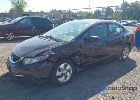 2015 Honda Civic Lx from USA, damaged, VIN 19XFB2F57FE292295